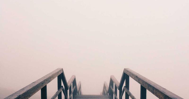 Vast empty horizon suggesting meaninglessness