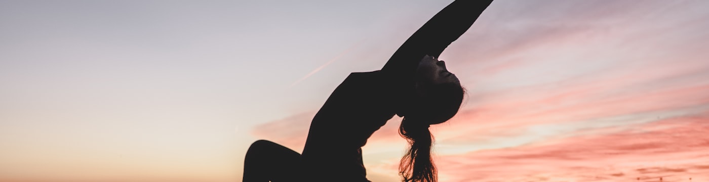 Yoga or mindful movement, suggesting the body