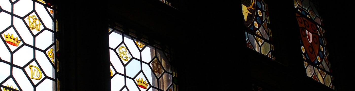 Stained glass or quiet sanctuary light